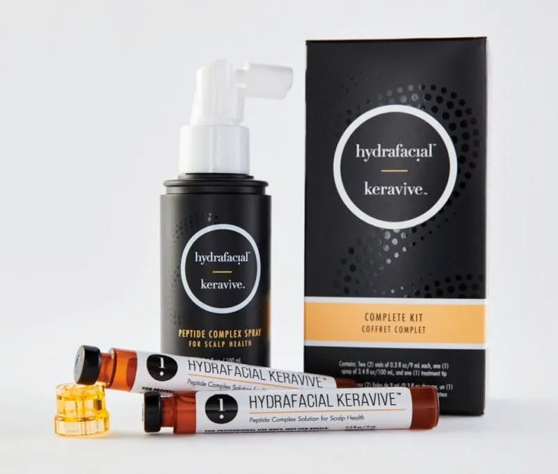 Scalp exfoliation and growth factor treatment