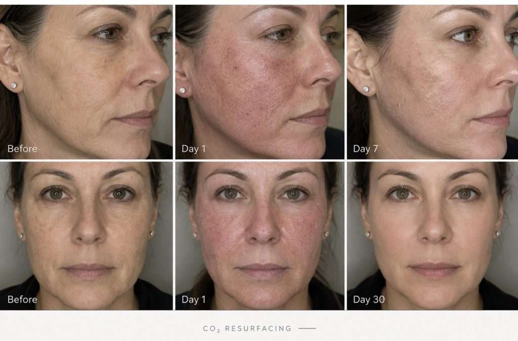 Fractional CO₂ laser skin resurfacing treatment at Arden Clinic Bradford