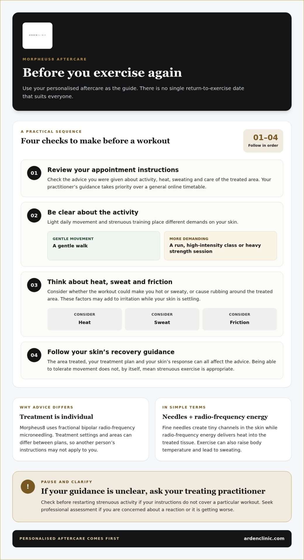 When Can I Exercise After Morpheus8? A Safe Return Guide